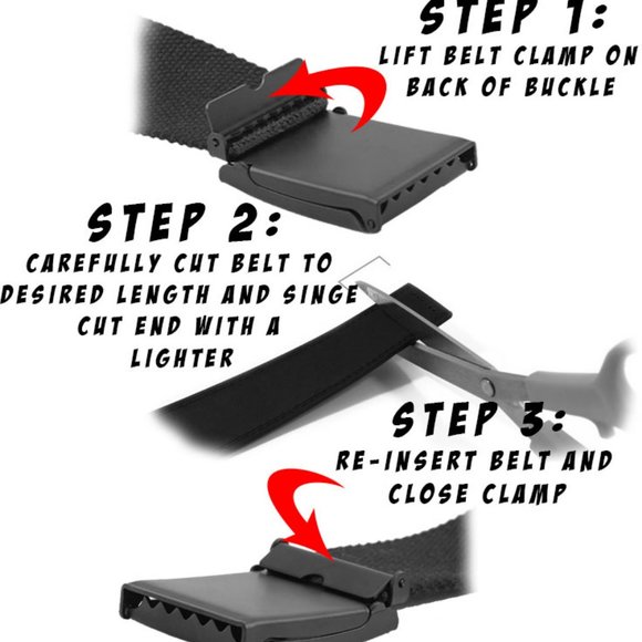 MEN'S DRESS BELT (Cross Shape) - Picture 3 of 3
